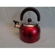 SU340 Red 1.6 litre Gas Hob Kettle with fold down handle Caravan Motorhome SC337